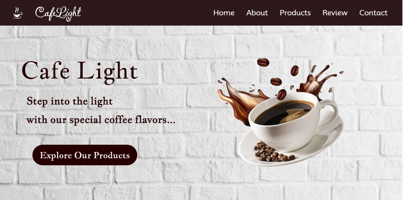 Coffee Shop Website